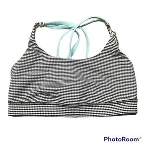 Lululemon Energy Bra  Checkered | Size 6